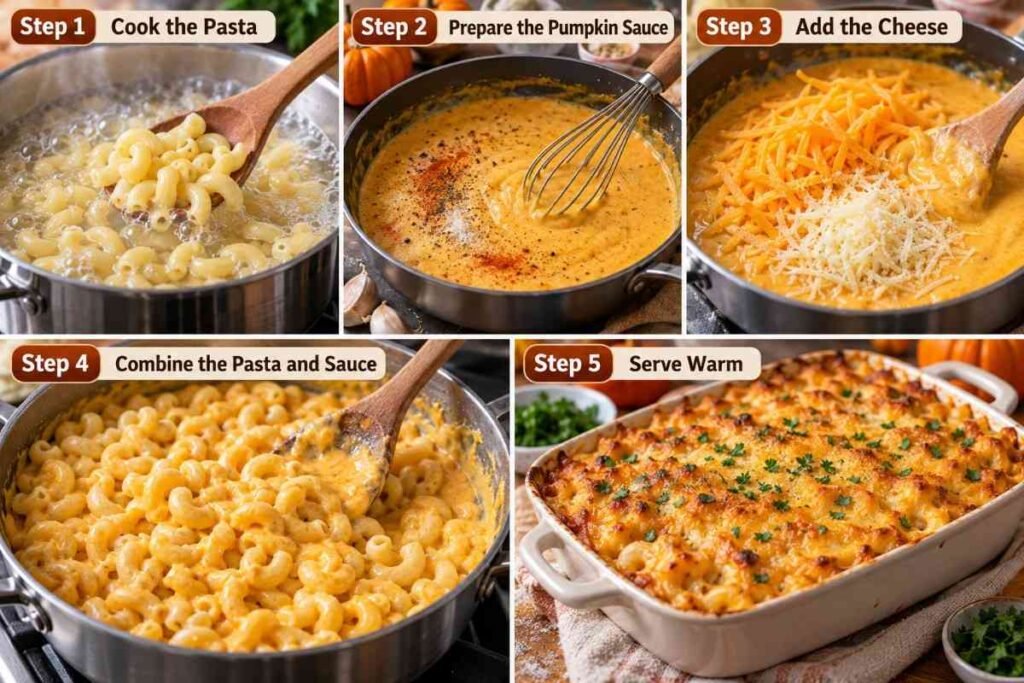 Creamy Pumpkin Mac and Cheese
