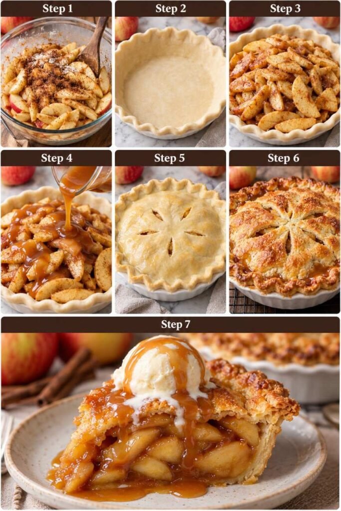 Easy Caramel Apple Pie – Sweet and Buttery