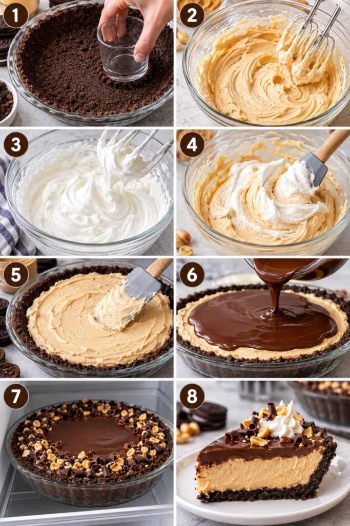Easy Chocolate Peanut Butter Pie