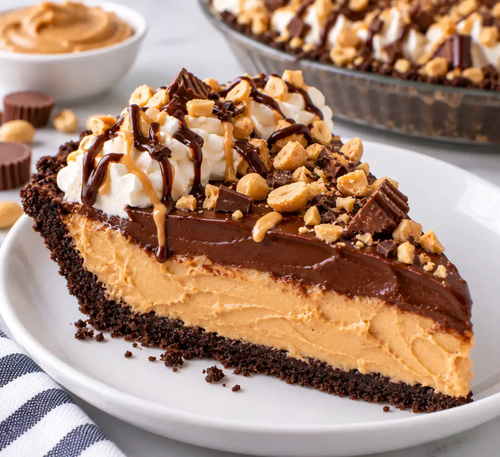 Easy Chocolate Peanut Butter Pie