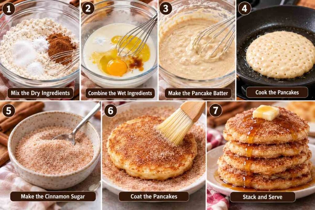 Easy Churro Pancakes – Fluffy and Sweet