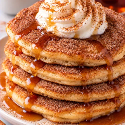 Easy Churro Pancakes – Fluffy and Sweet