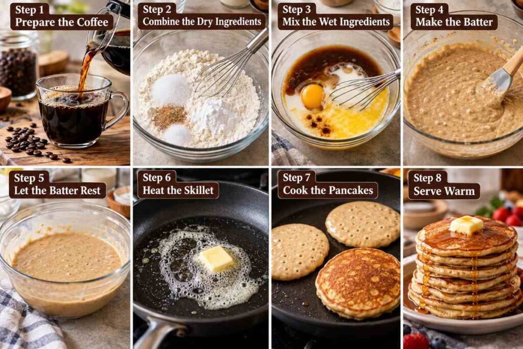 Easy Coffee Pancakes – Fluffy and Delicious