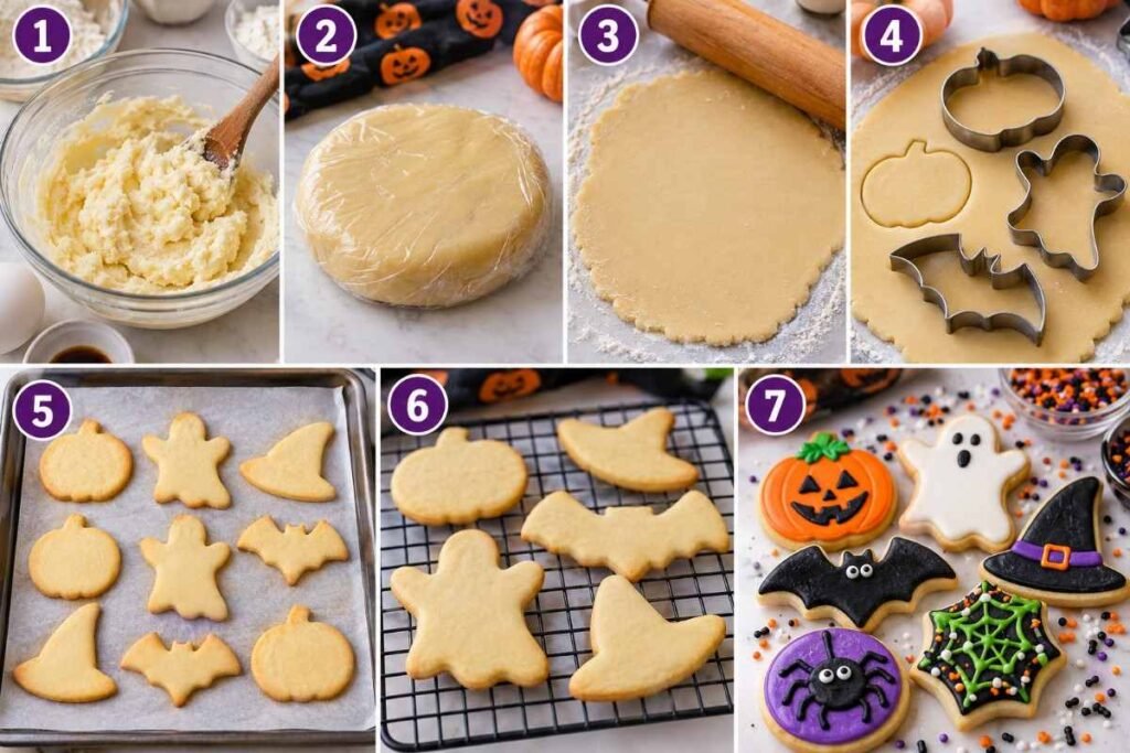 Easy Halloween Sugar Cookies