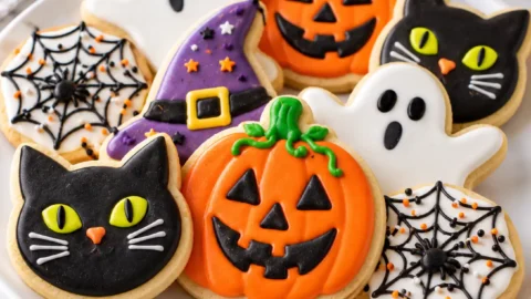 Easy Halloween Sugar Cookies