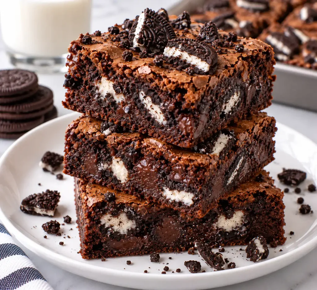 Easy Oreo Brownies