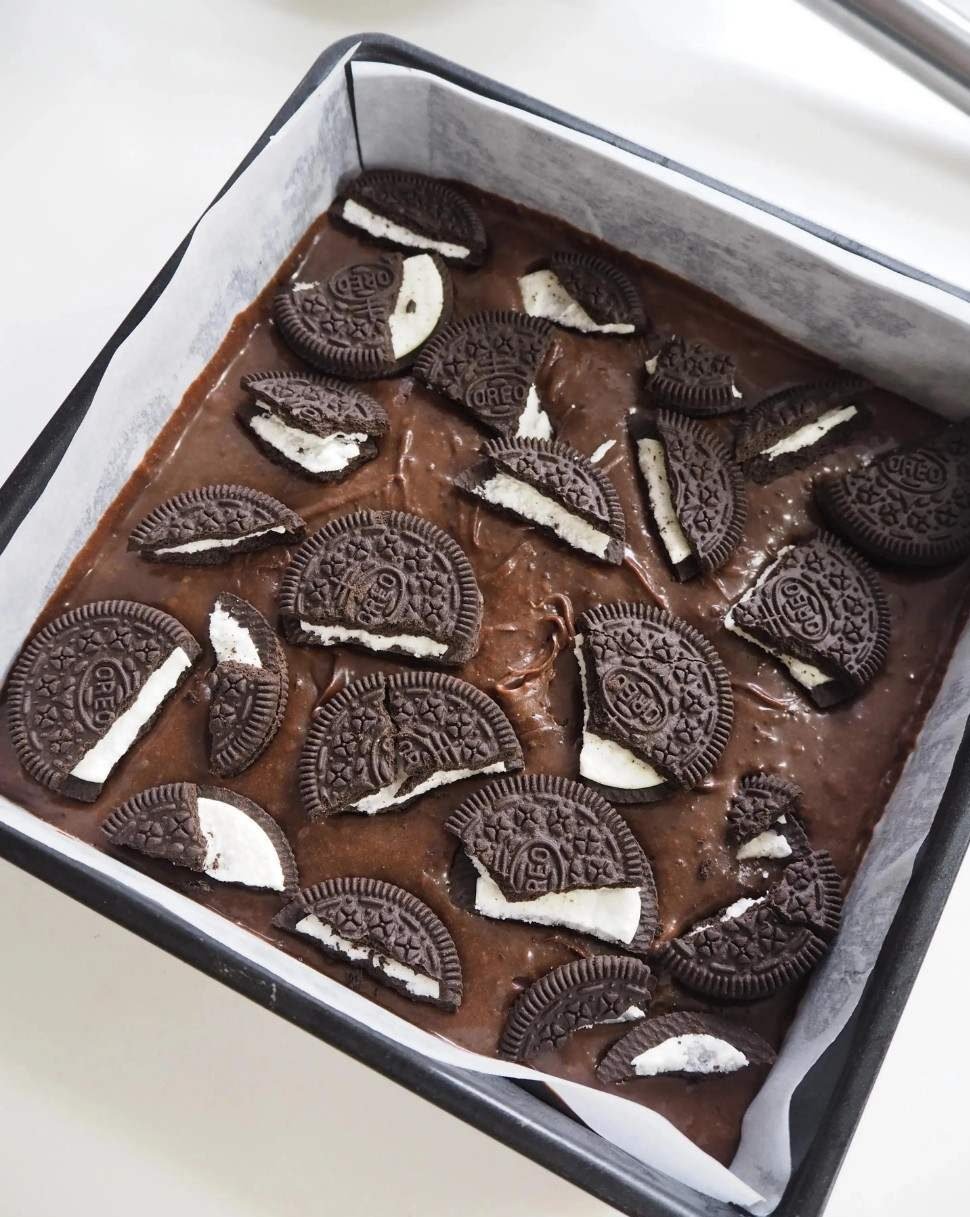 Easy Oreo Brownies