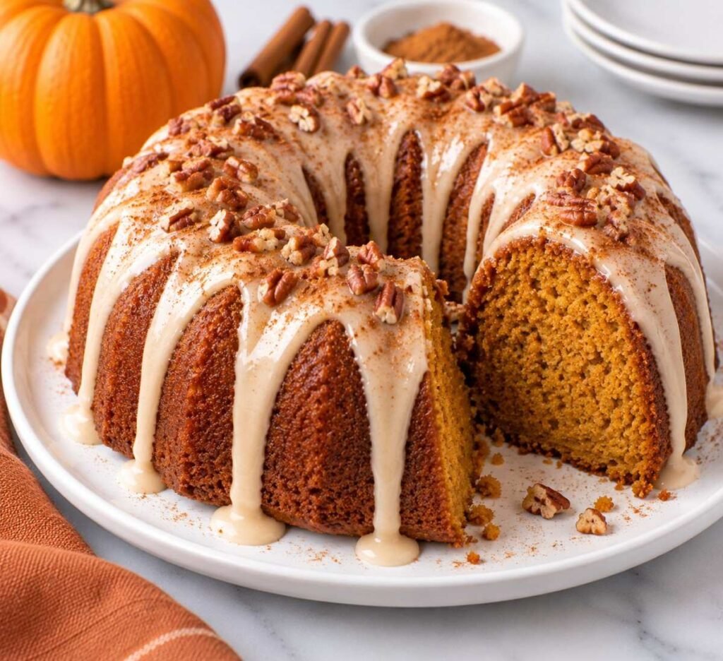 Easy Pumpkin Bundt Cake – Moist and Spiced
