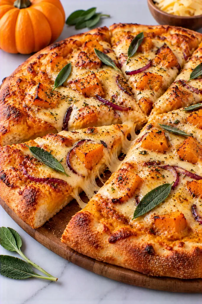Easy Pumpkin Gouda Pizza – Creamy and Cheesy