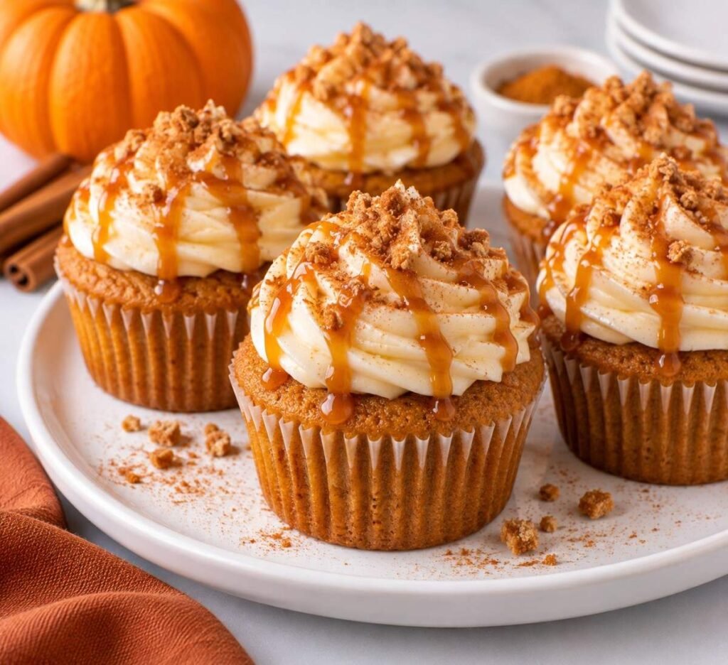 Easy Pumpkin Pie Cupcakes – Soft and Delicious