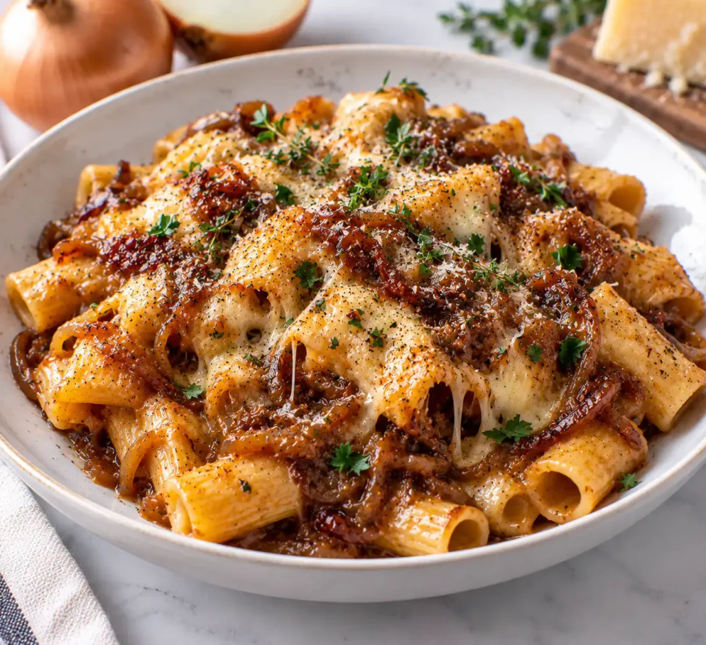French Onion Pasta – Creamy and Easy