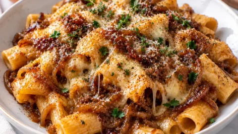 French Onion Pasta – Creamy and Easy