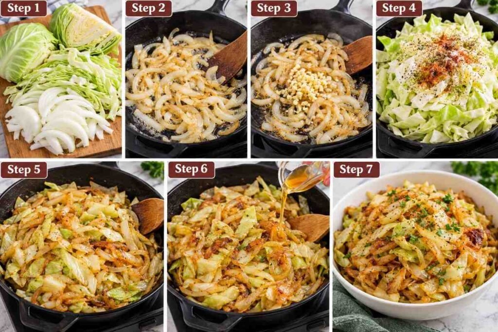 Fried Cabbage with Onion – Sweet and Savory