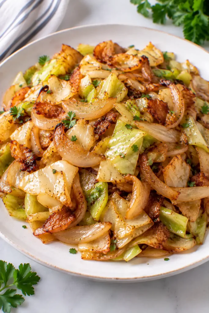 Fried Cabbage with Onion – Sweet and Savory