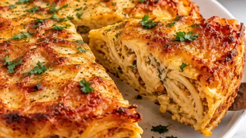Leftover Spaghetti Frittata
