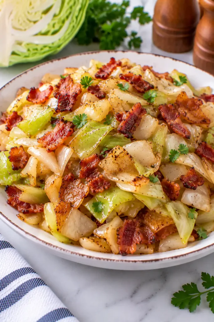 Old-Fashioned Fried Cabbage – Tender and Delicious