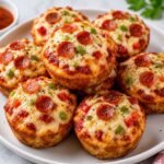 Pizza Muffins – Delicious and Cheesy