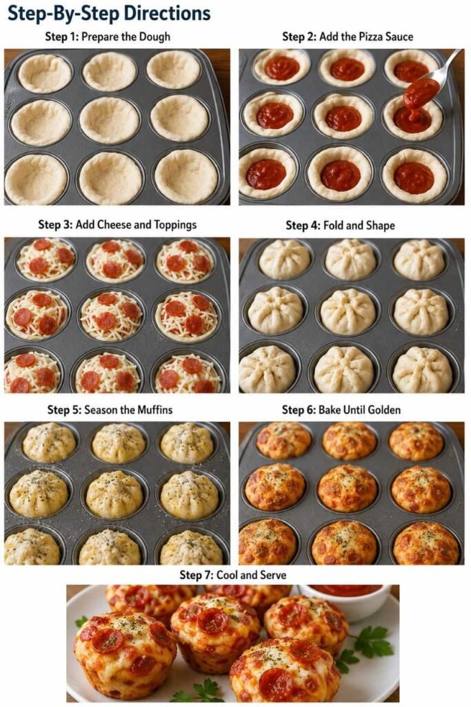 Pizza Muffins – Delicious and Cheesy