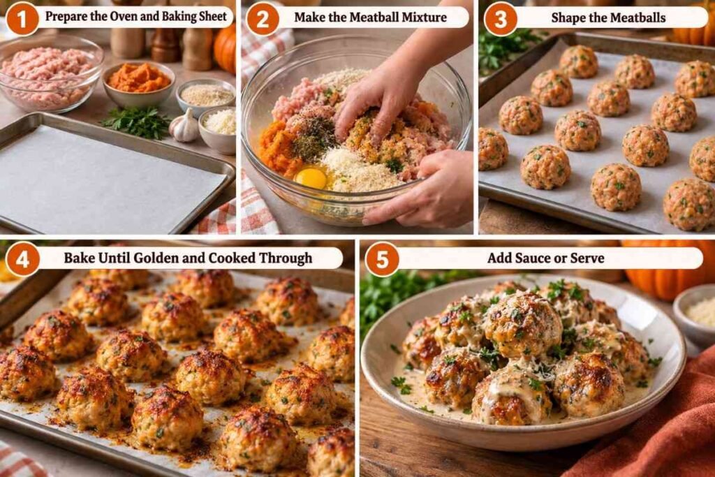 Pumpkin Chicken Meatballs