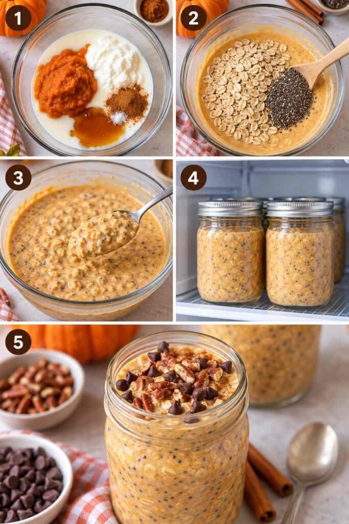 Pumpkin Overnight Oats – Creamy and Flavorful