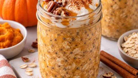 Pumpkin Overnight Oats – Creamy and Flavorful
