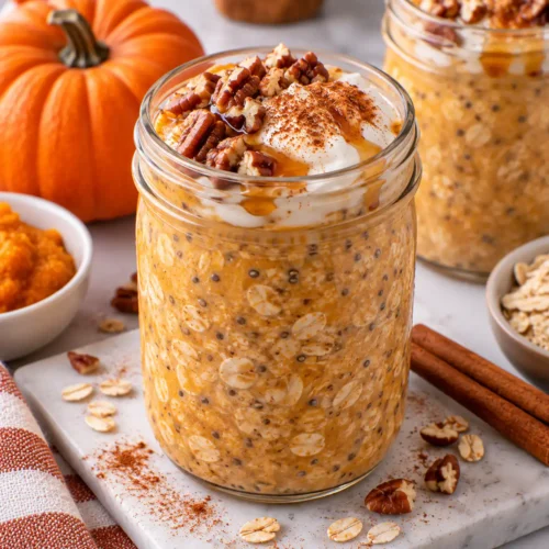 Pumpkin Overnight Oats – Creamy and Flavorful