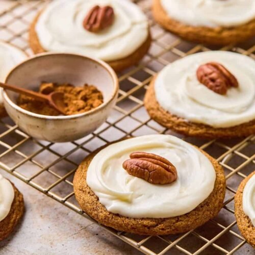Pumpkin Spice Molasses Cookies