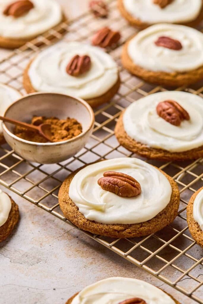 Pumpkin Spice Molasses Cookies