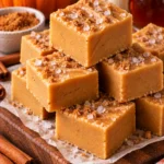 Salted Maple Pumpkin Fudge