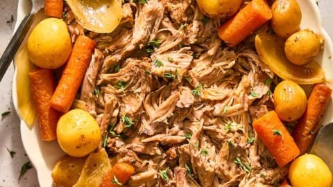 Slow Cooker Apple Cider Pork Roast