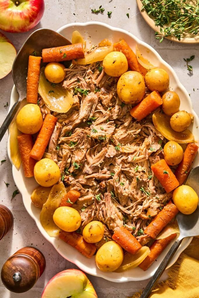 Slow Cooker Apple Cider Pork Roast
