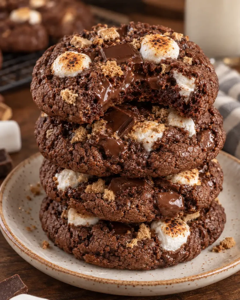 The Best S’mores Chocolate Cookies