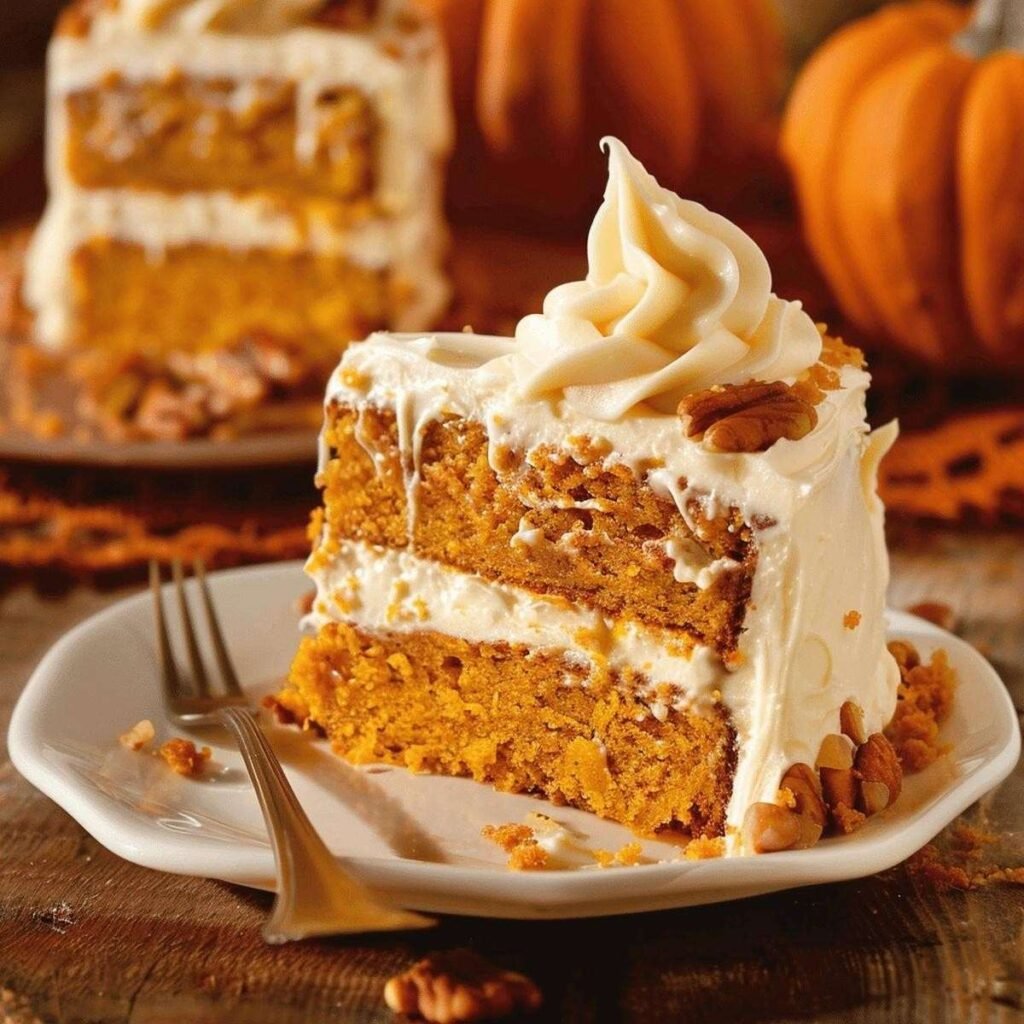 1. Pumpkin Cake with Cream Cheese Frosting-150kb