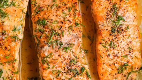 10-Minute Pan-Seared Lemon Dill Salmon