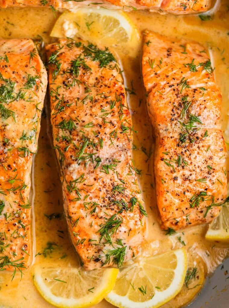 10-Minute Pan-Seared Lemon Dill Salmon