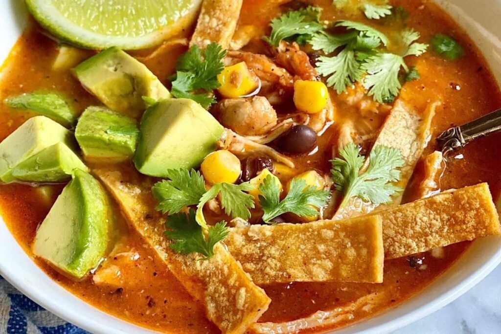 10. Slow Cooker Chicken Tortilla Soup-150kb