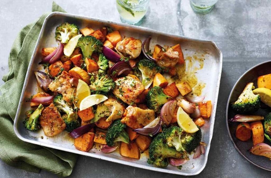 12. Chicken and Sweet Potato Sheet-Pan Dinner-100kb