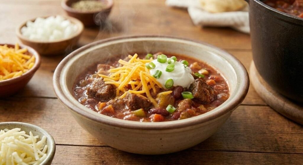 13. Crockpot Beef and Bean Chili-150kb