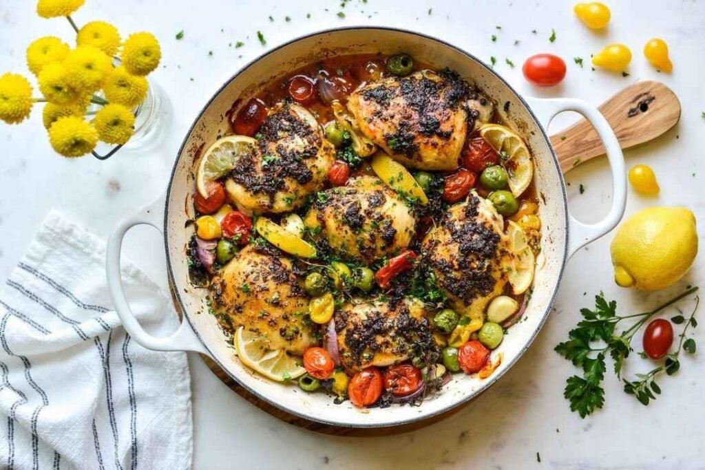 14. Mediterranean Lemon Olive Chicken-100kb
