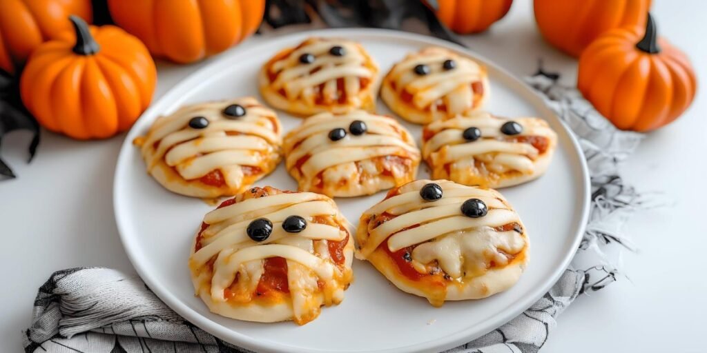 Mini Mummy Pizzas
