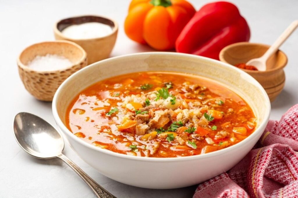 16. Crockpot Stuffed Pepper Soup-150kb