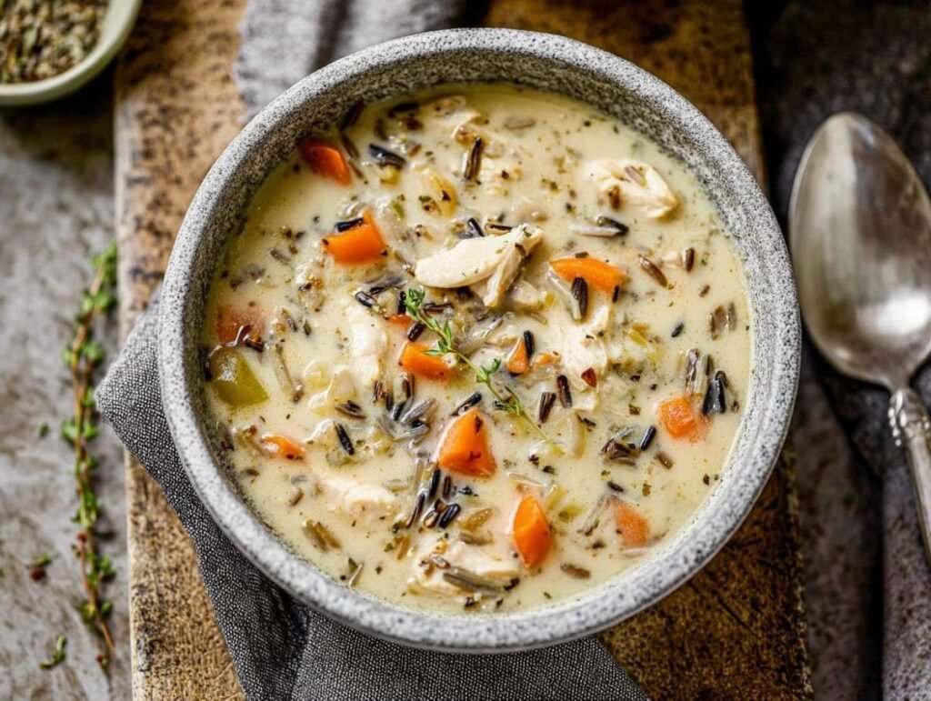 2. Creamy Chicken and Wild Rice Soup-150kb