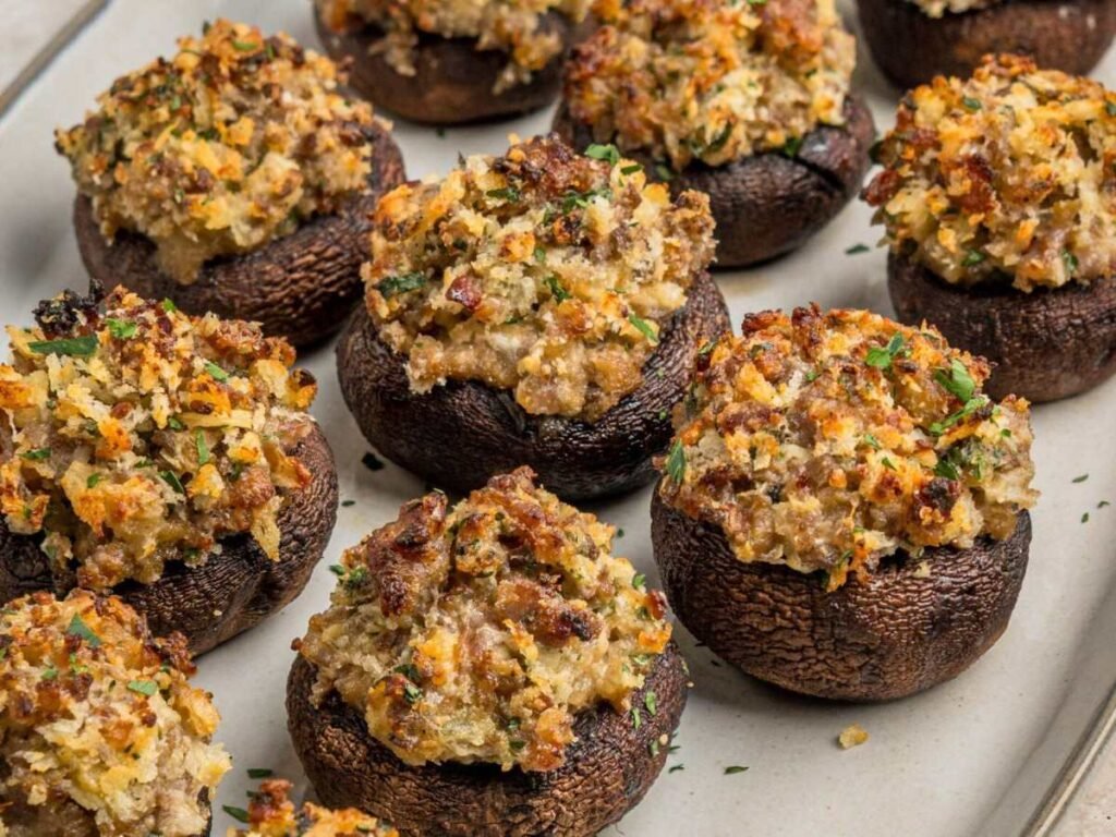 21. Mini Sausage-Stuffed Mushrooms-150kb