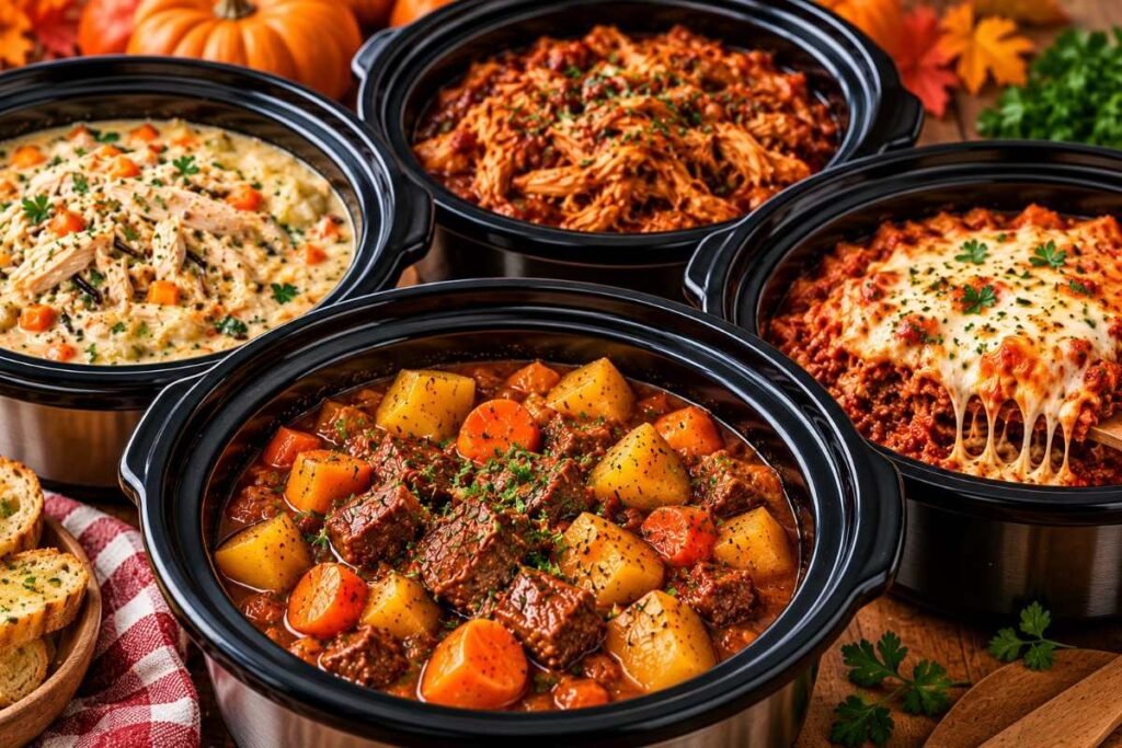 25 Crockpot Fall Dinners for Busy Families