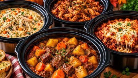25 Crockpot Fall Dinners for Busy Families