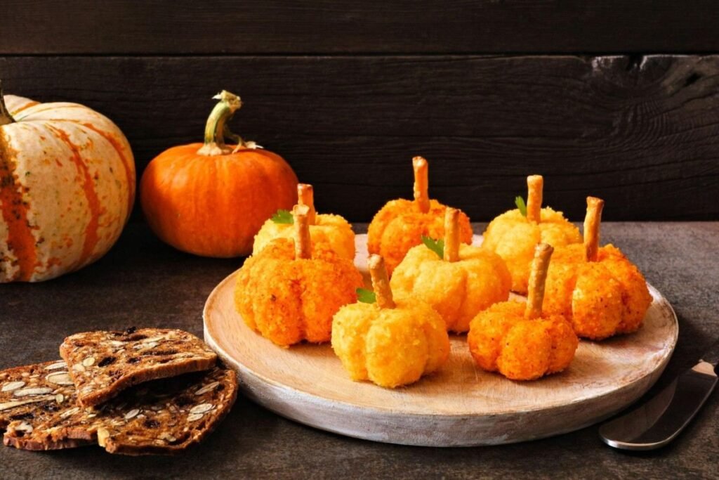 3. Pumpkin-Shaped Cheese Balls-150kb