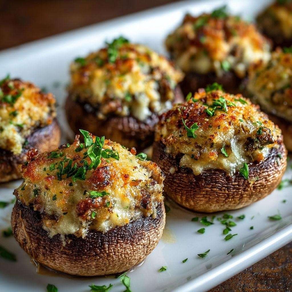 3. Stuffed Mushrooms with Garlic and Parmesan-150kb