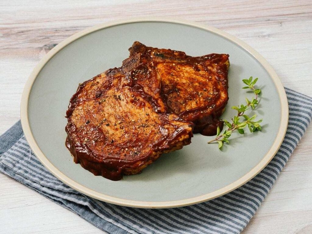 4. Smoky BBQ Air Fryer Pork Chops-150kb