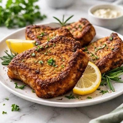 5. Lemon Pepper Air Fryer Pork Chops-150kb