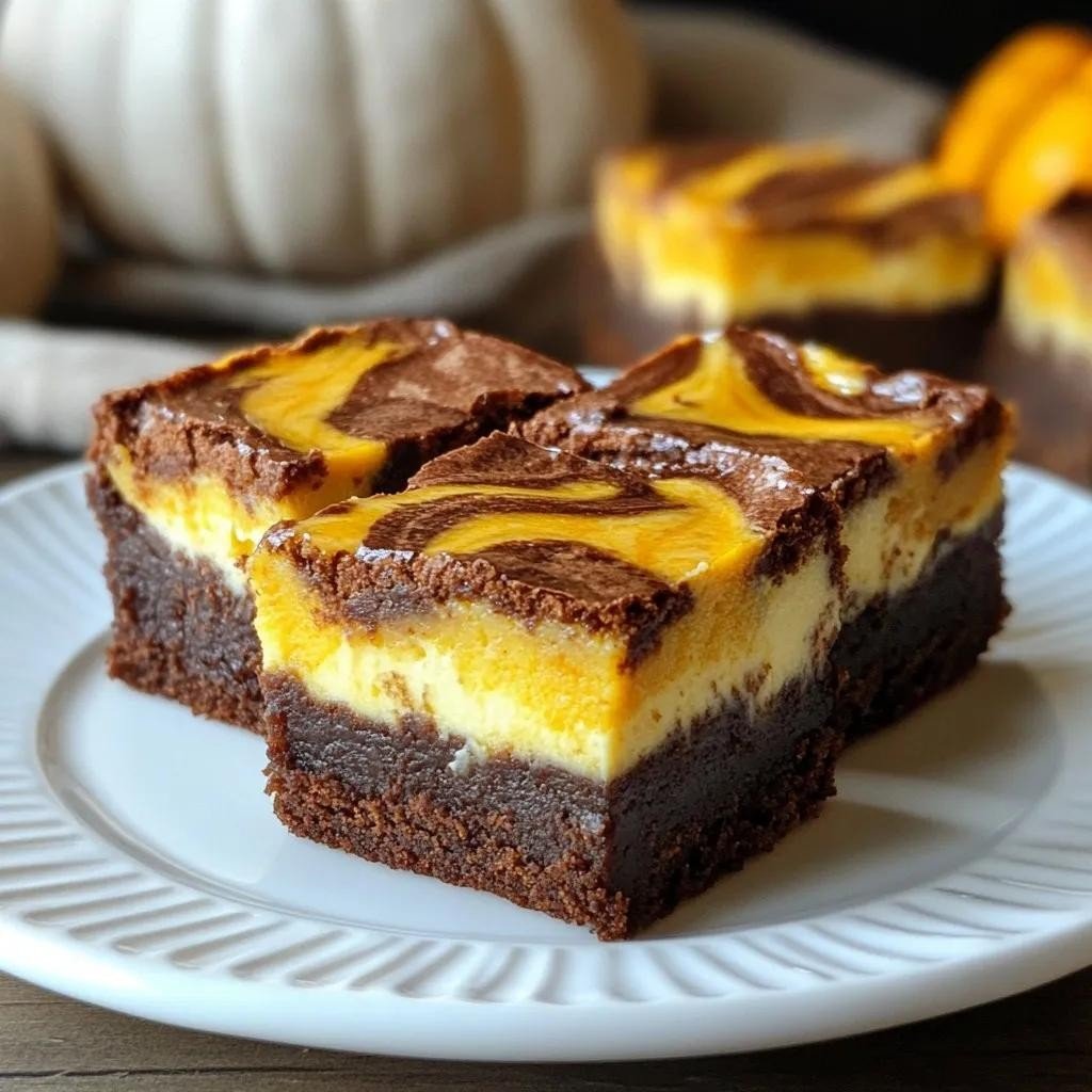 7. Pumpkin Brownies-150kb